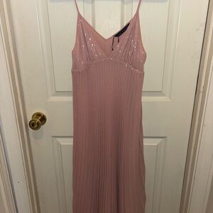 Zara Blush Pink Spaghetti Strap Dress
